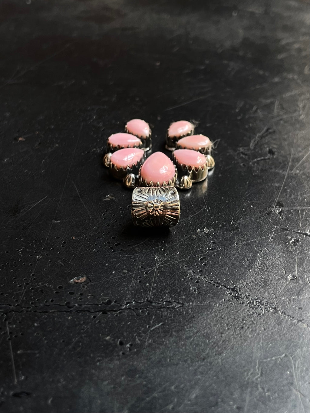 Pink Conch Naja Pendant | 925 Sterling Silver E238