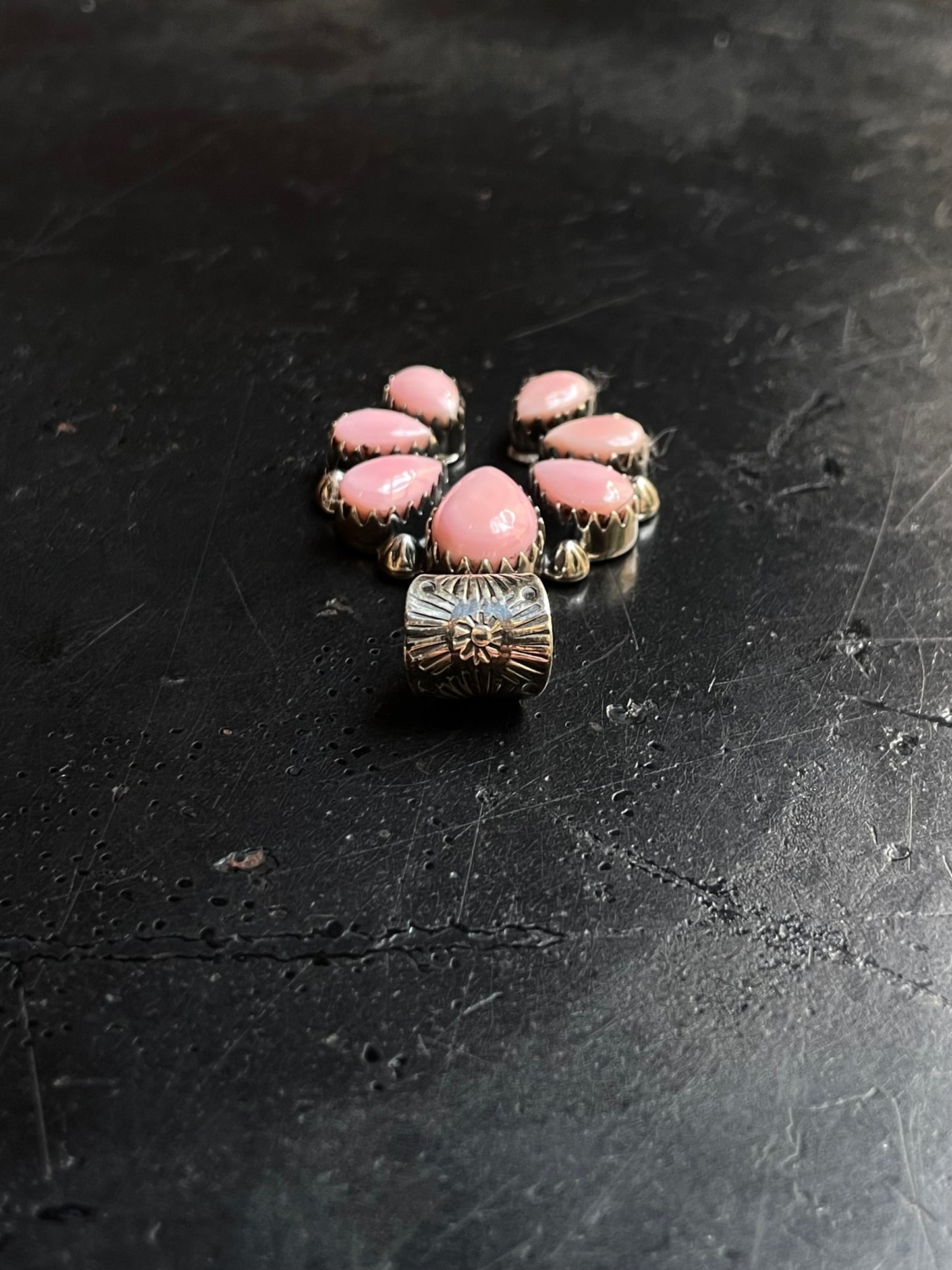 Pink Conch Naja Pendant | 925 Sterling Silver E238