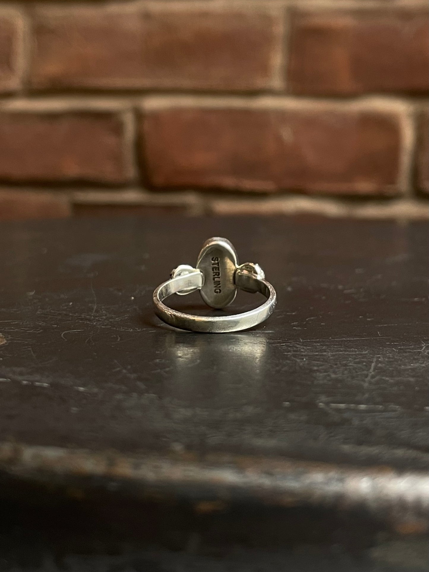 Turquoise Floral Ring | 925 Sterling Silver Size 8.75 E445