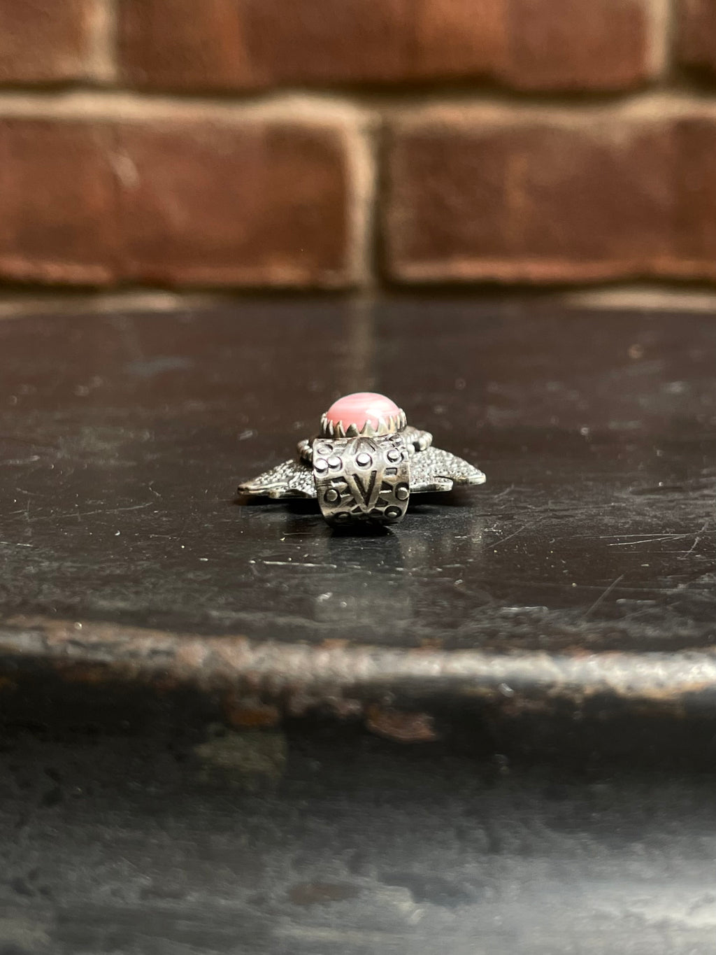 Pink Conch Arrow Head Pendant | 925 Sterling Silver E956