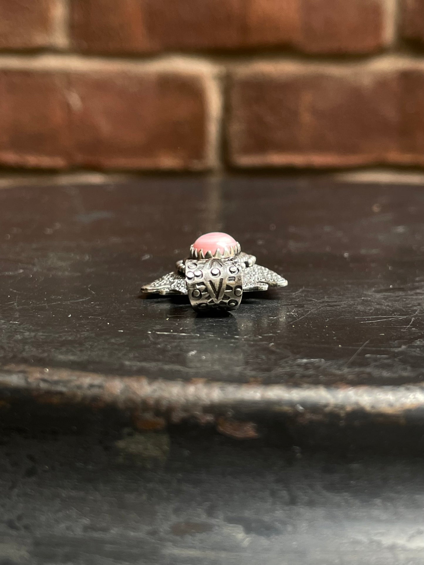Pink Conch Arrow Head Pendant | 925 Sterling Silver E956