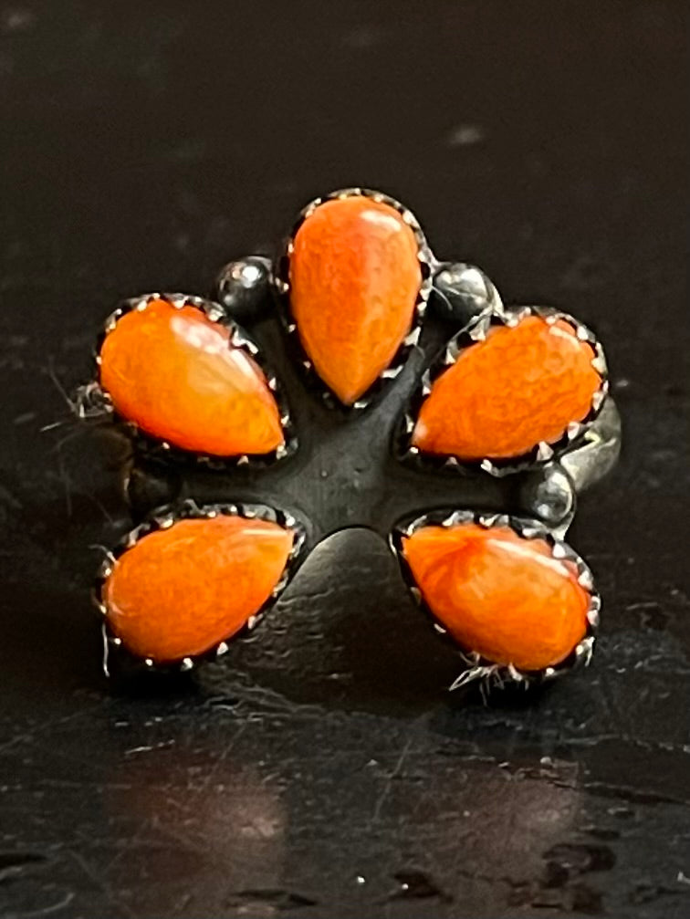 Spiny Oyster Naja Ring Size 9 | 925 Sterling Silver G192