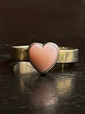Pink Conch Ring Size 8 | 925 Sterling Silver G164