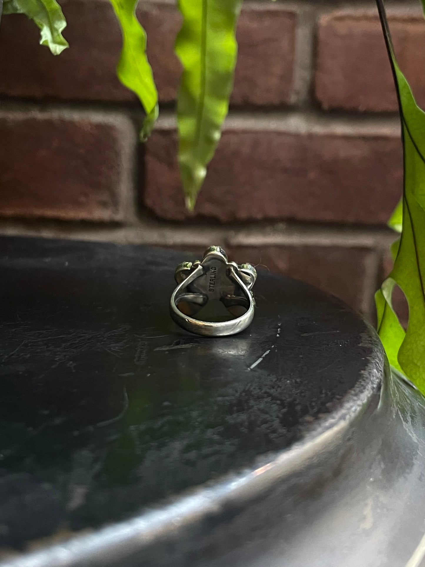 Pink Conch Naja Ring | Sterling Silver 925 Size 6.5 C713