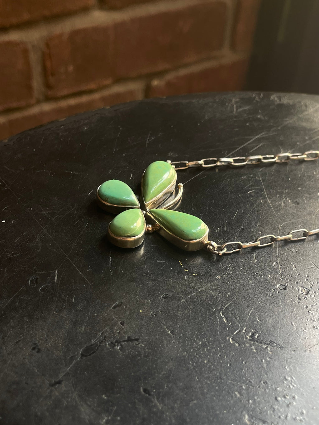 Turquoise Butterfly Necklace | 925 Sterling Silver G601
