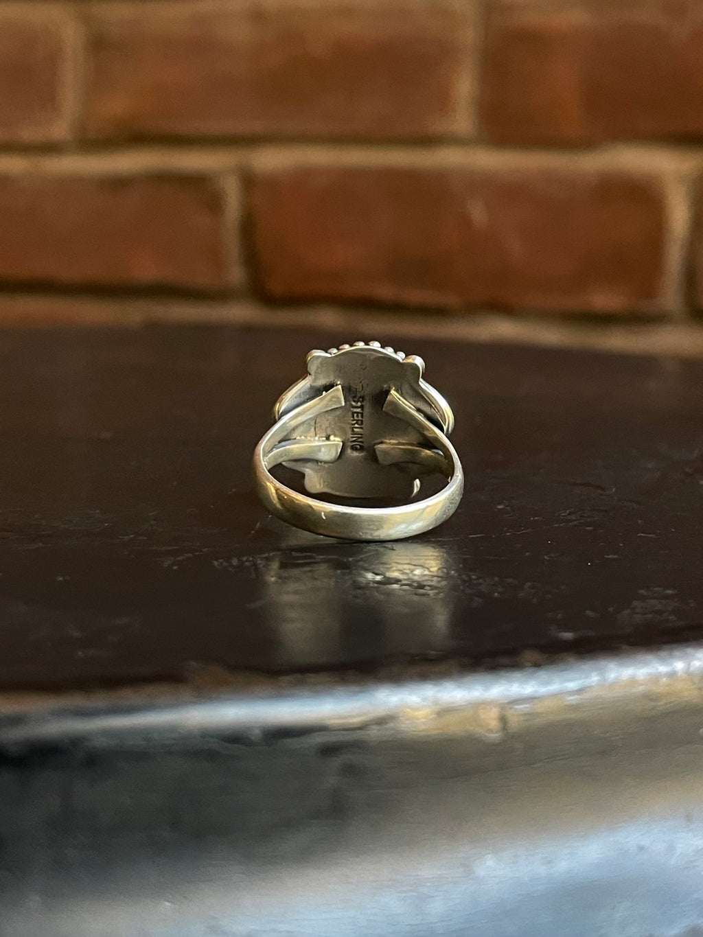 Pink Conch Ring Size 10 | 925 Sterling Silver G112