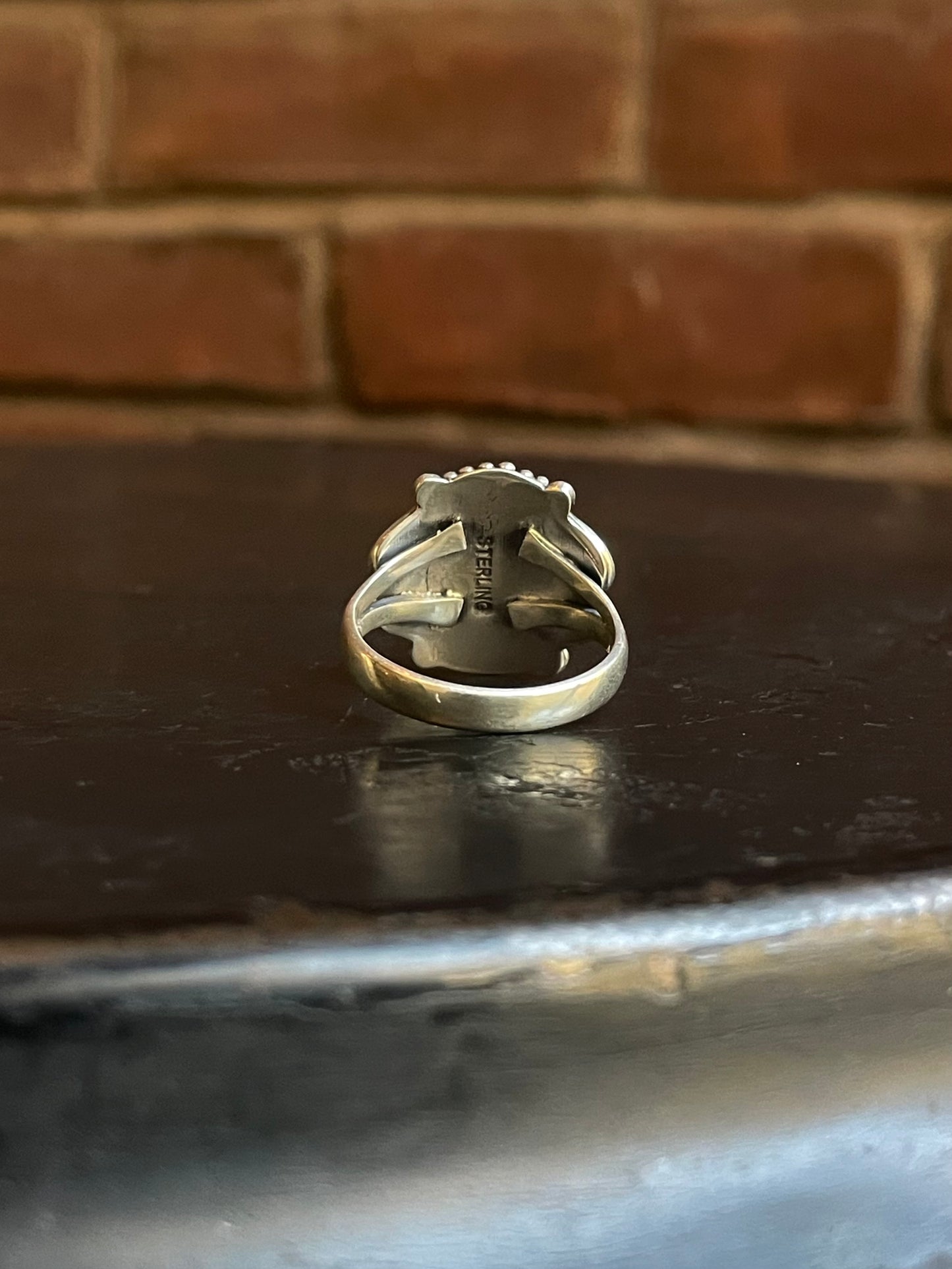Pink Conch Ring Size 10 | 925 Sterling Silver G112