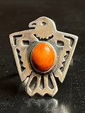 Spiny Oyster Thunderbird Ring Size 9.5 | 925 Sterling Silver G203