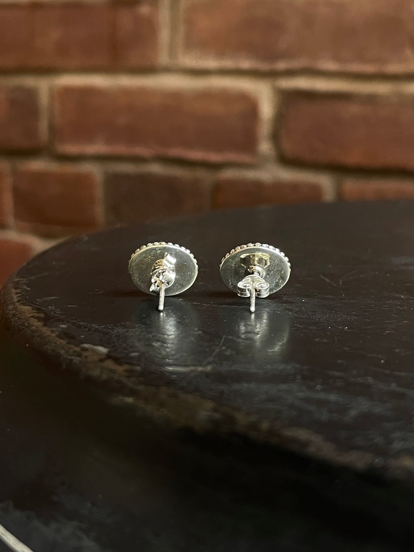 Pink Conch Stud Earrings | 925 Sterling Silver E791
