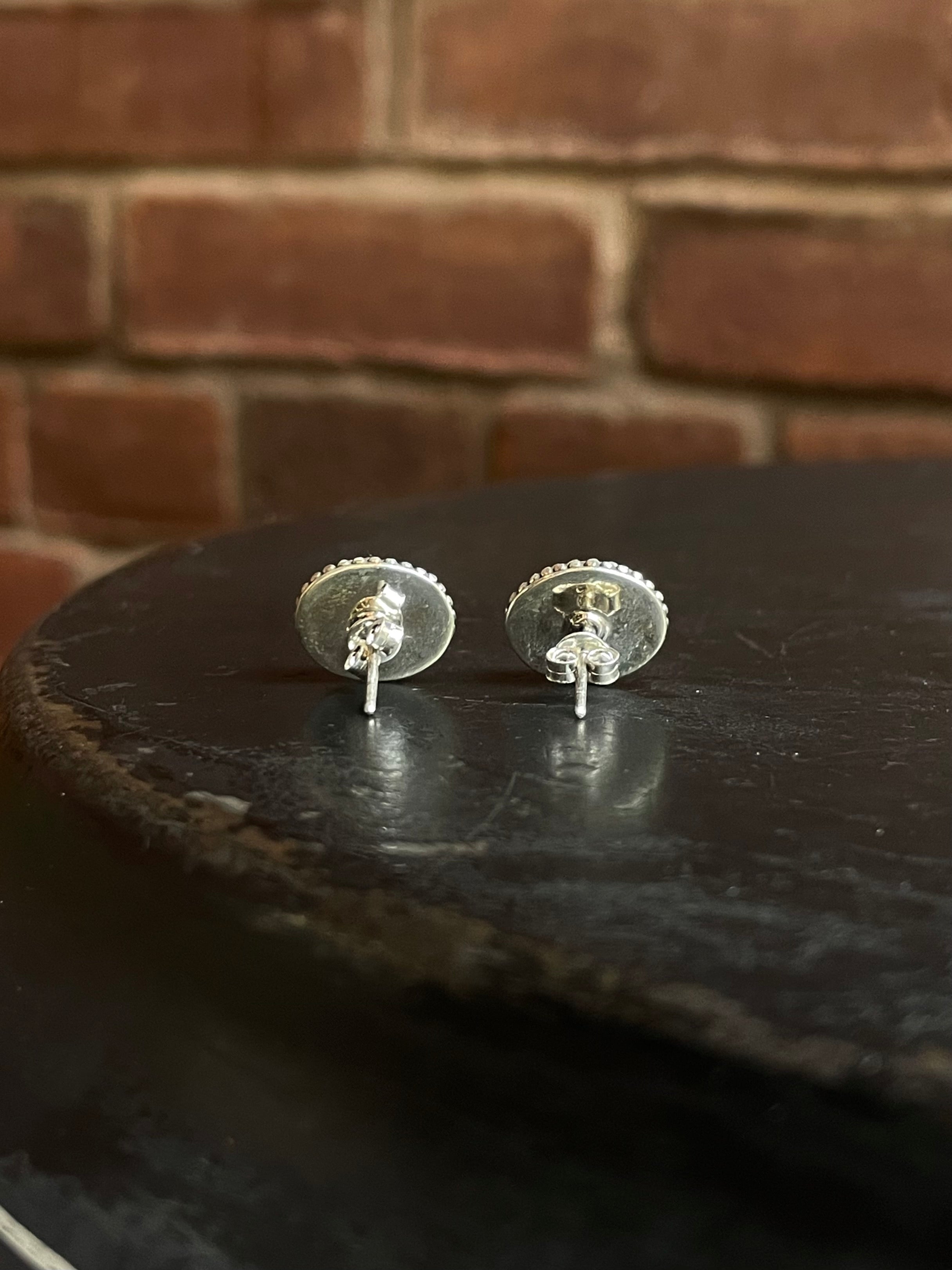 Pink Conch Stud Earrings | 925 Sterling Silver E791
