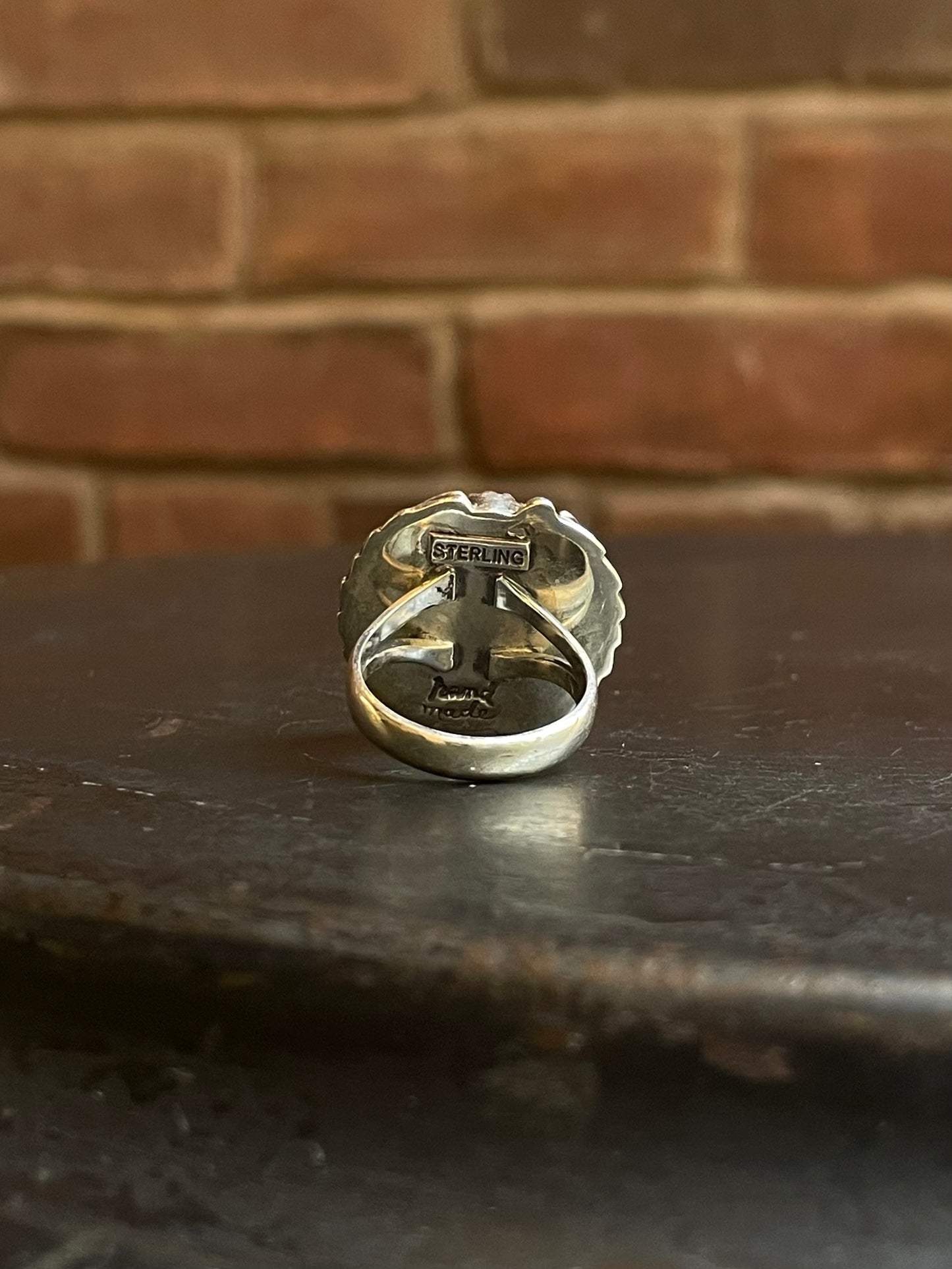 Spiny Oyster Feather Ring Size 6.5 | Sterling Silver E848