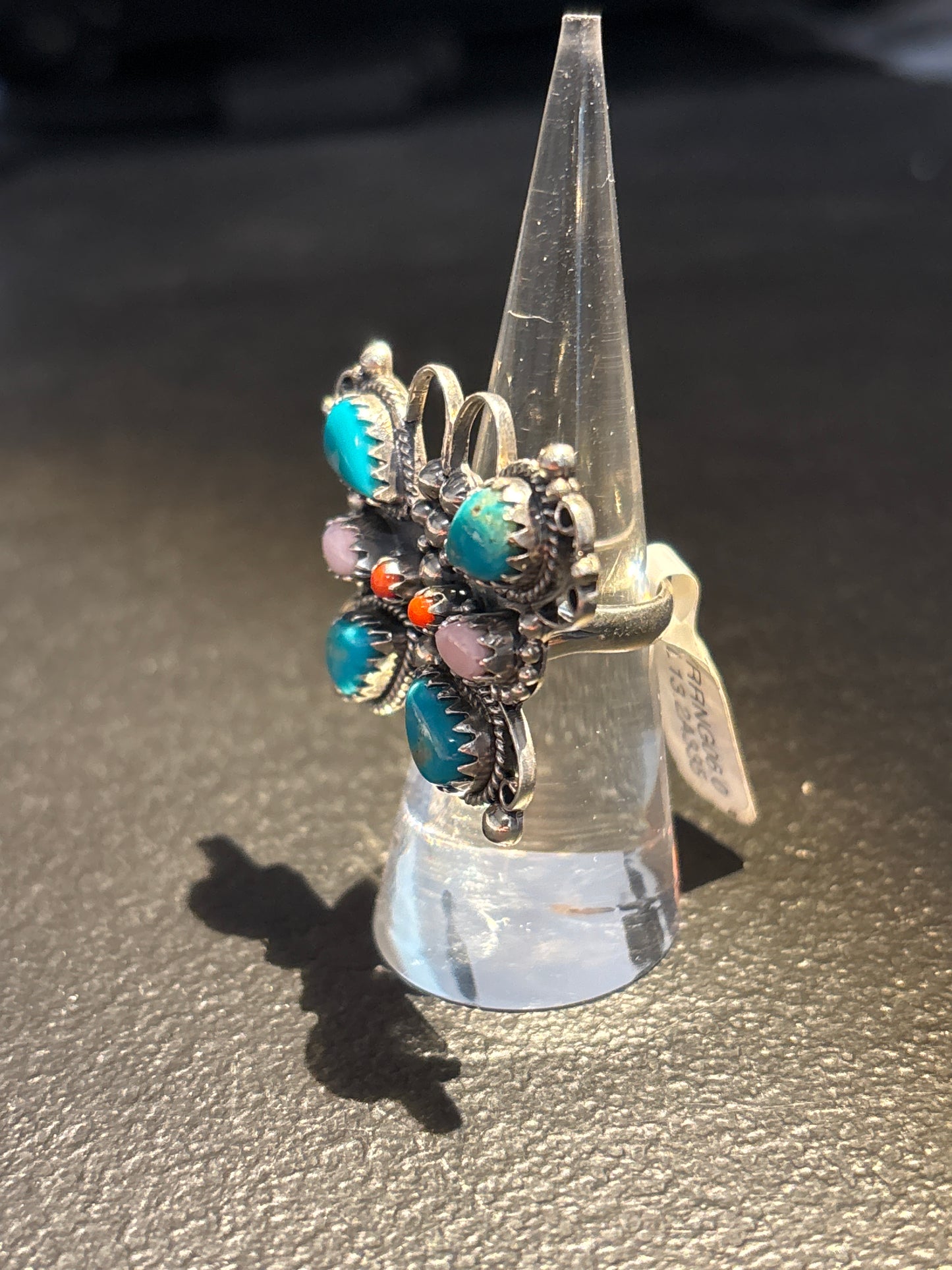 Kingman Turquoise Butterfly Ring | Sterling Silver | Size 6 | A335