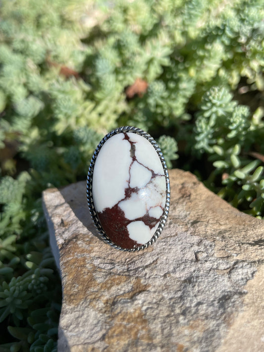 Wild Horse Ring Size 7.5 | 925 Sterling Silver B678