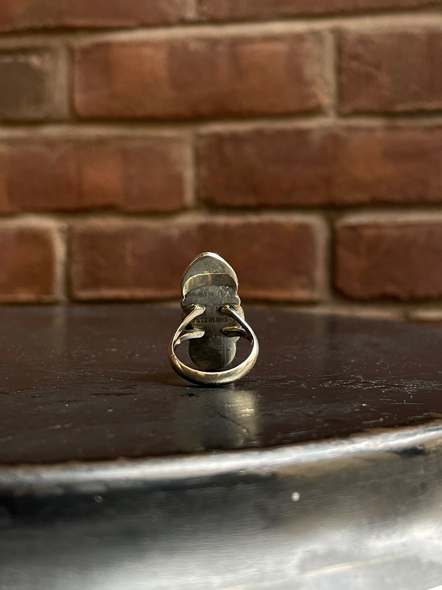 Spiny Oyster Triple Stone Ring Size 7 | 925 Sterling Silver Southwest E201