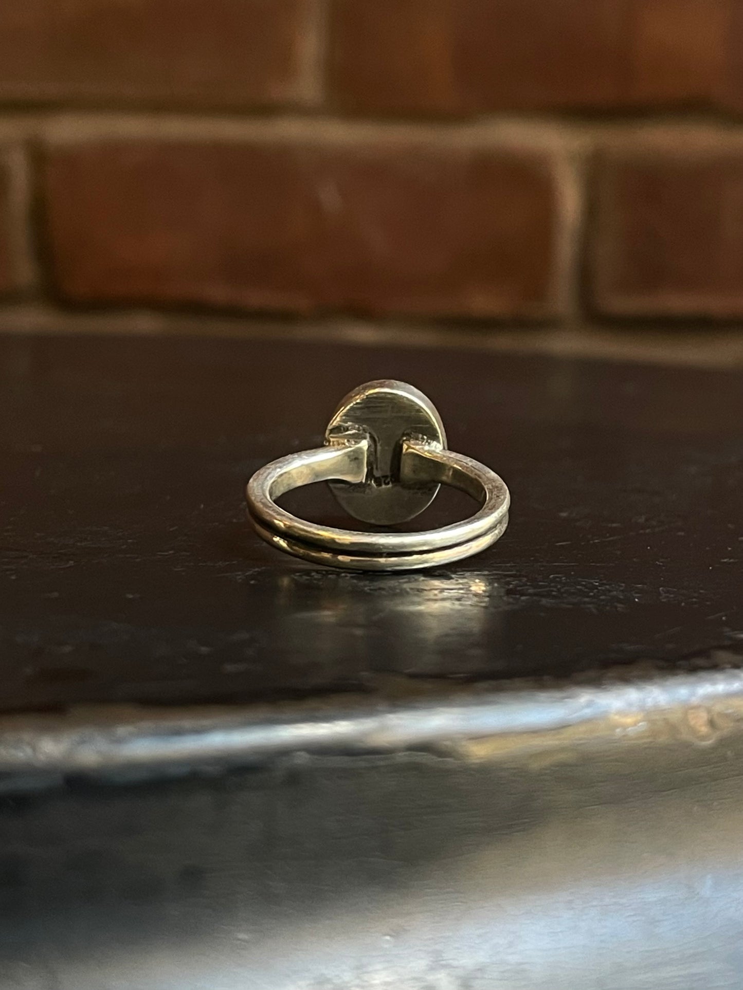 Pink Conch Ring Size 8 | 925 Sterling Silver G110