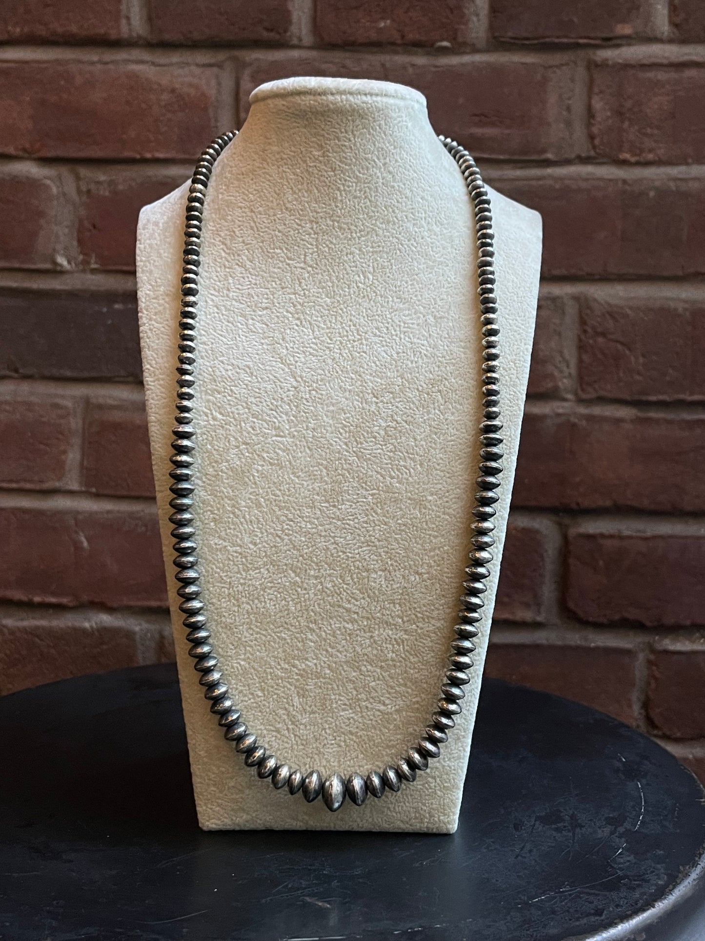 Sterling Silver Beaded Necklace | 925 Sterling Silver E371