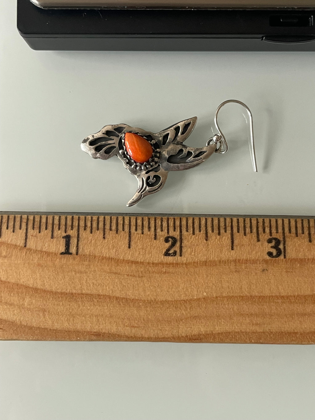 Spiny Oyster Hummingbird Hook Earrings | Sterling Silver E643