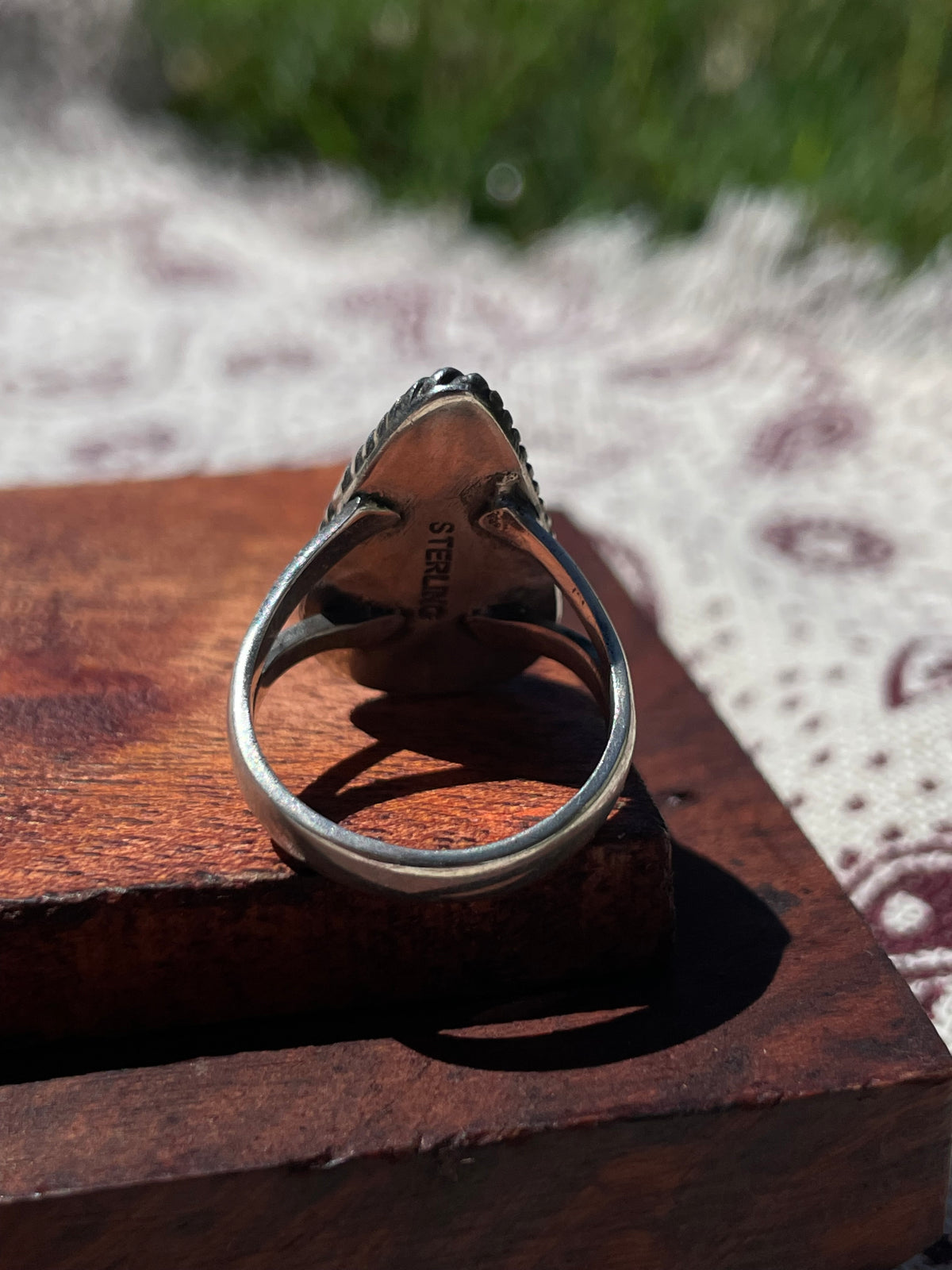 Turquoise Ring Size 6 | 925 Sterling Silver D287