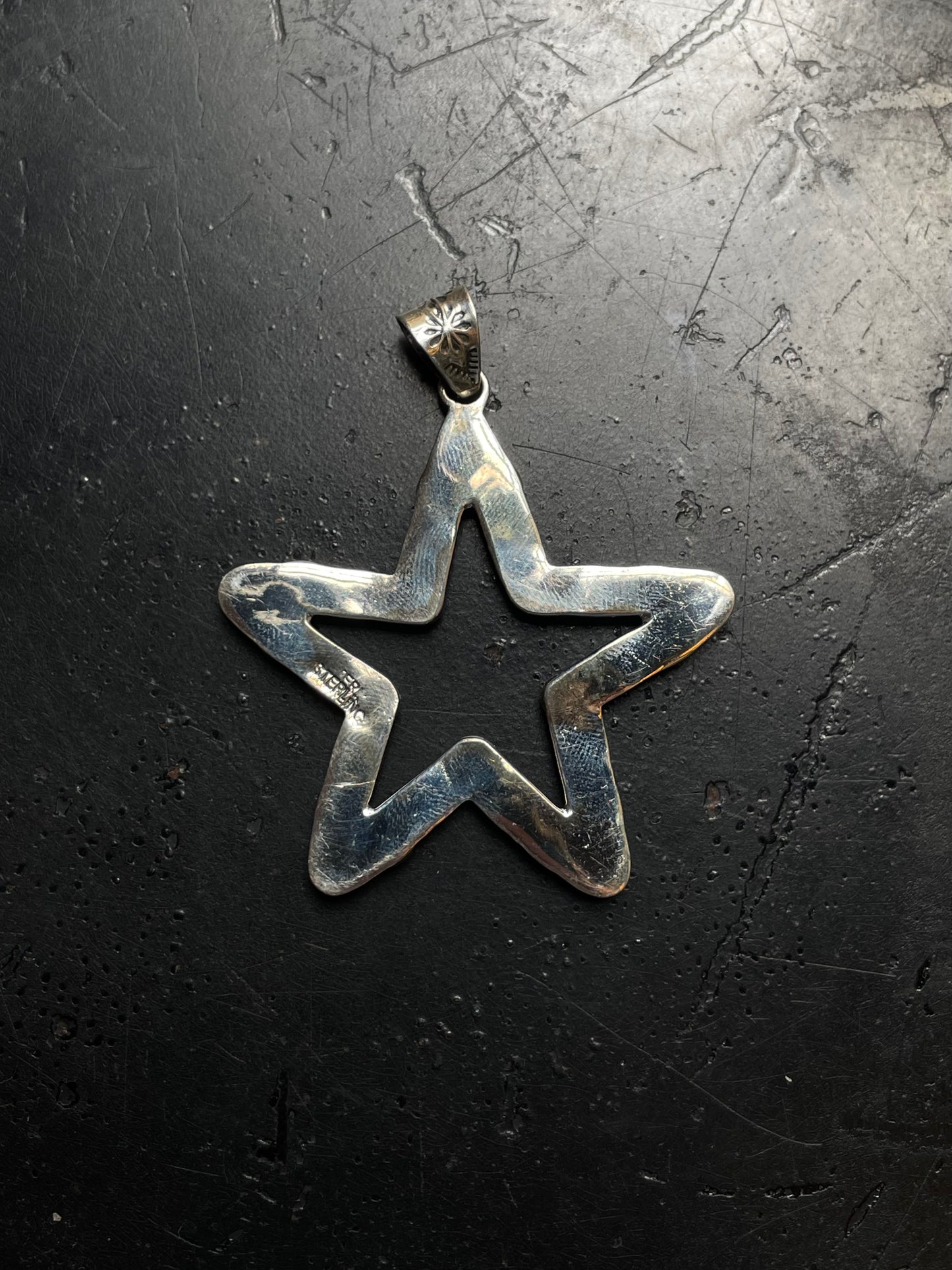 Red Coral Star Pendant | 925 Sterling Silver E218