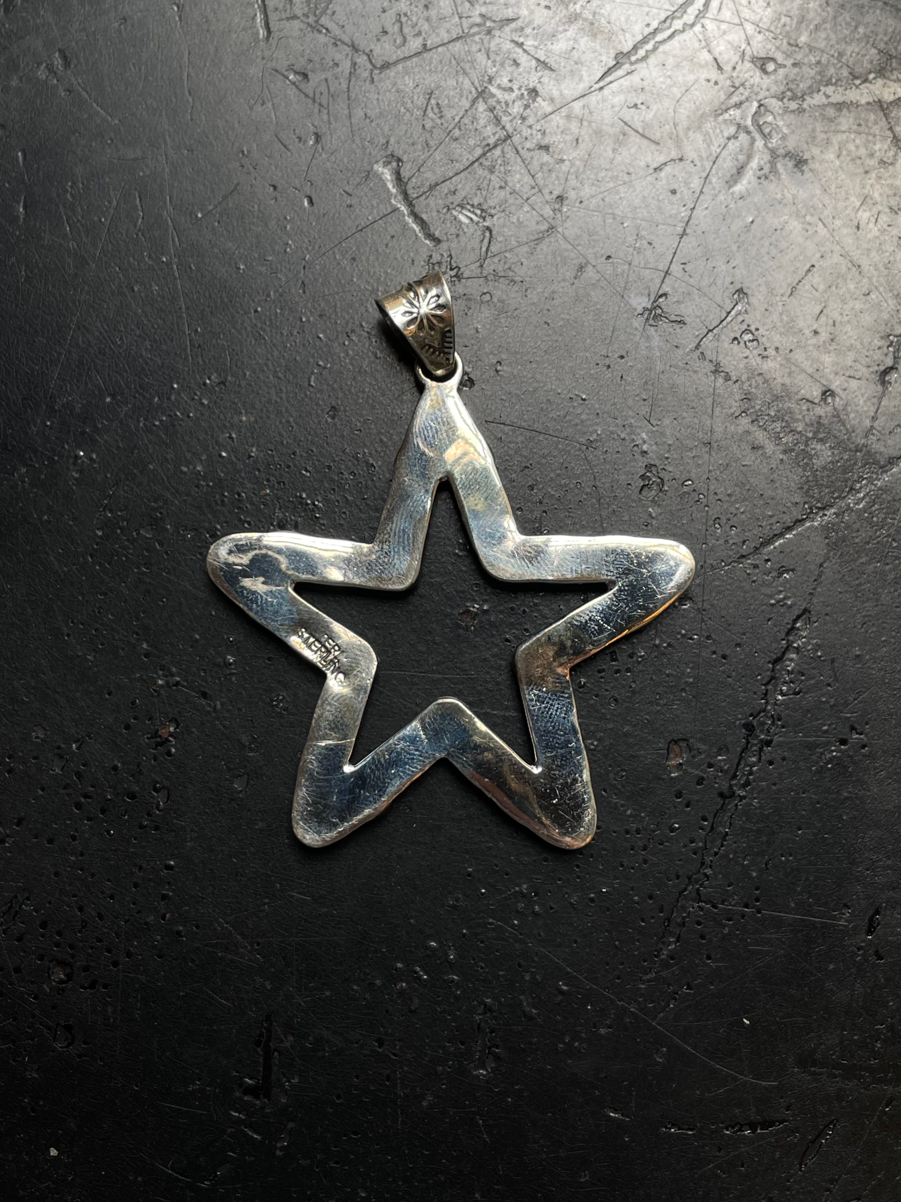 Red Coral Star Pendant | 925 Sterling Silver E218