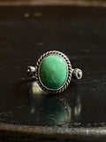 Kingman Turquoise Ring Size 8 | 925 Sterling Silver E728
