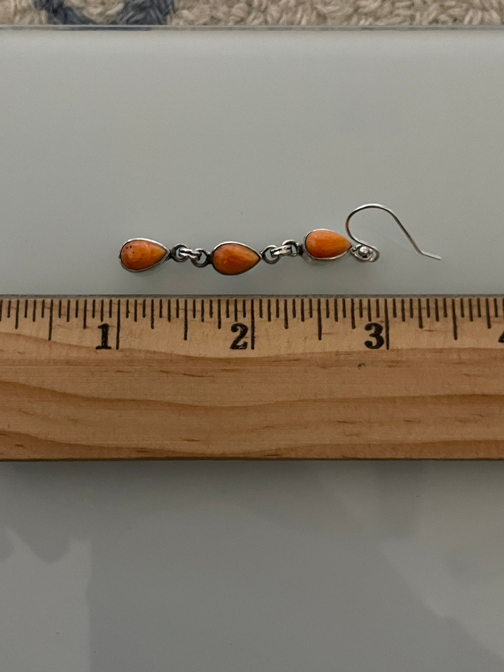 Spiny Oyster Dangle Earrings | 925 Sterling Silver E379