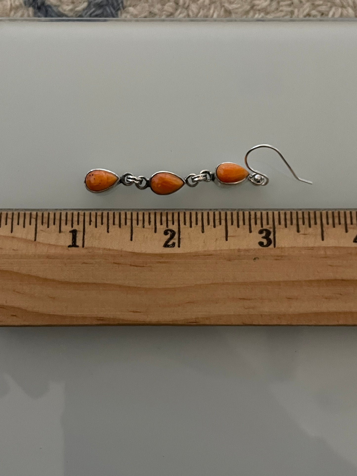 Spiny Oyster Dangle Earrings | 925 Sterling Silver E379