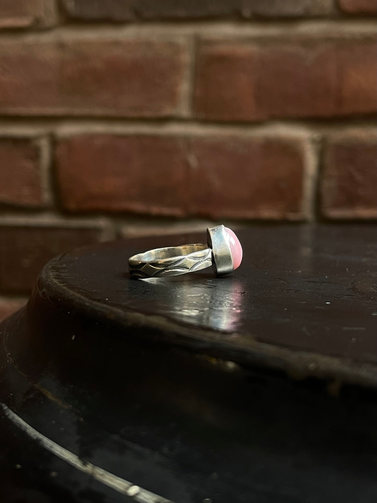 Pink Conch Ring Size 6.75 | 925 Sterling Silver E755