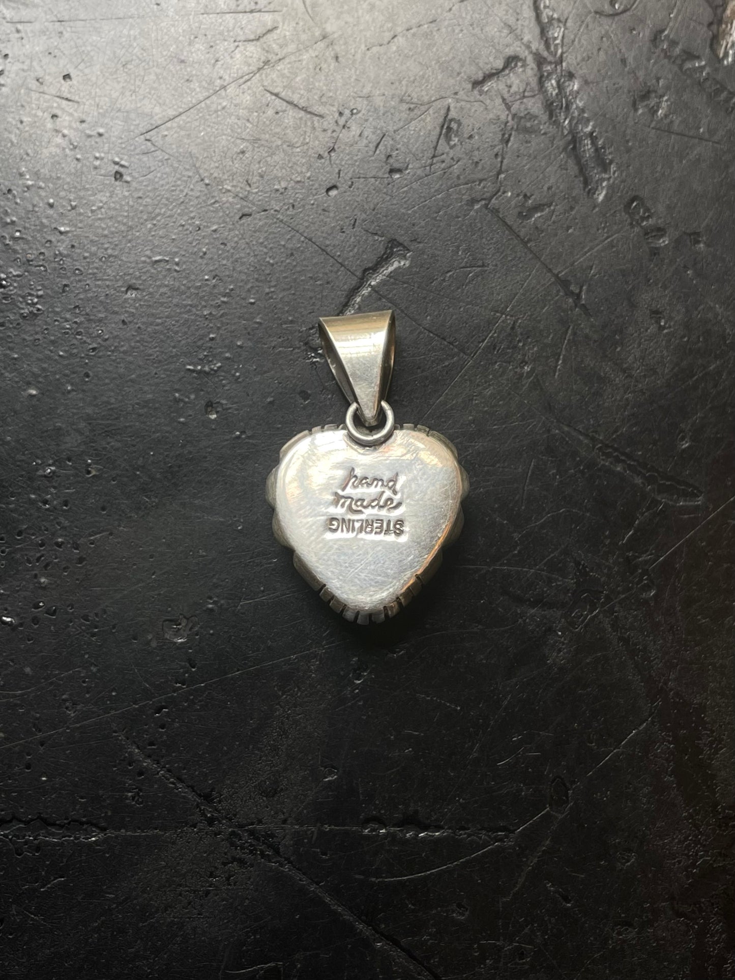 Turquoise Heart Pendant | 925 Sterling Silver E700