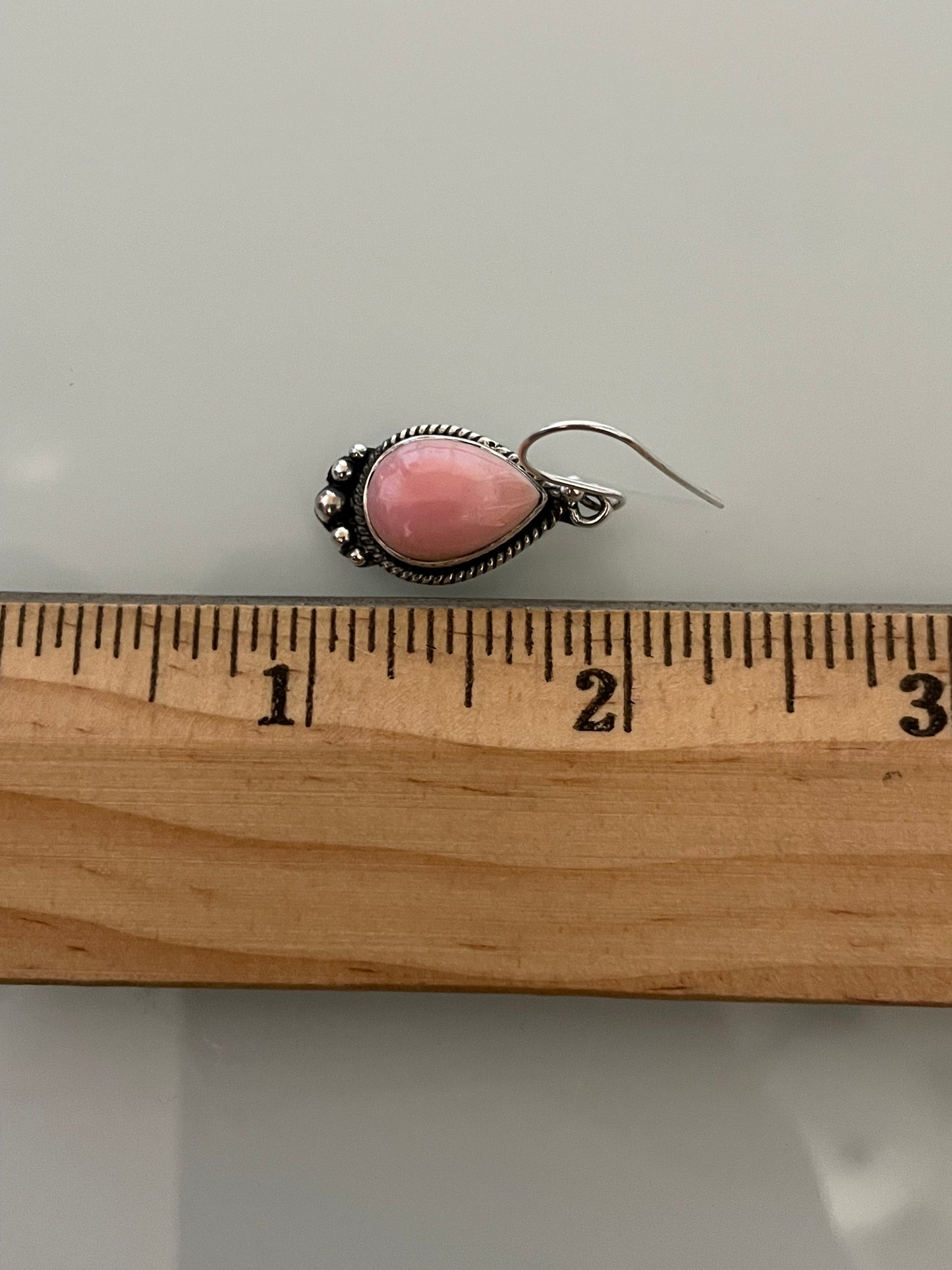 Pink Conch Floral Earrings | 925 Sterling Silver E391