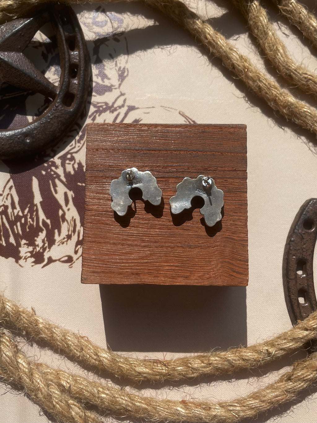 Turquoise Naja Stud Earrings | 925 Sterling Silver G713