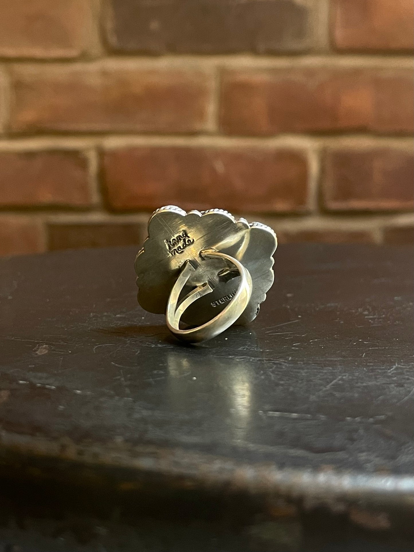 Spiny Oyster Cluster Ring Size 7 | Sterling Silver E845