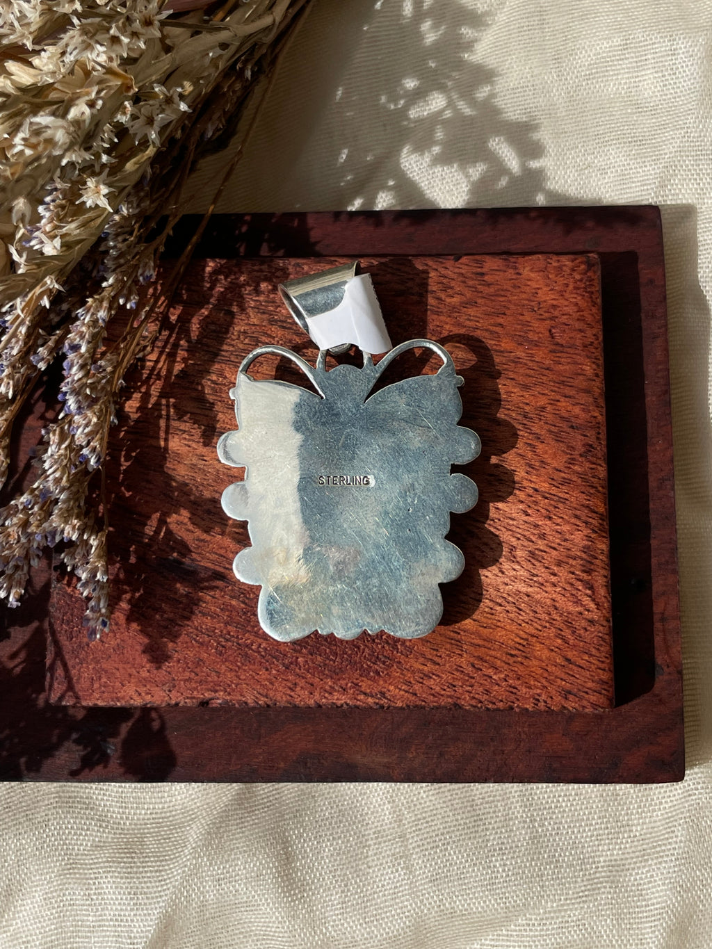 Turquoise Multi-Stone Butterfly Pendant | 925 Sterling Silver D333