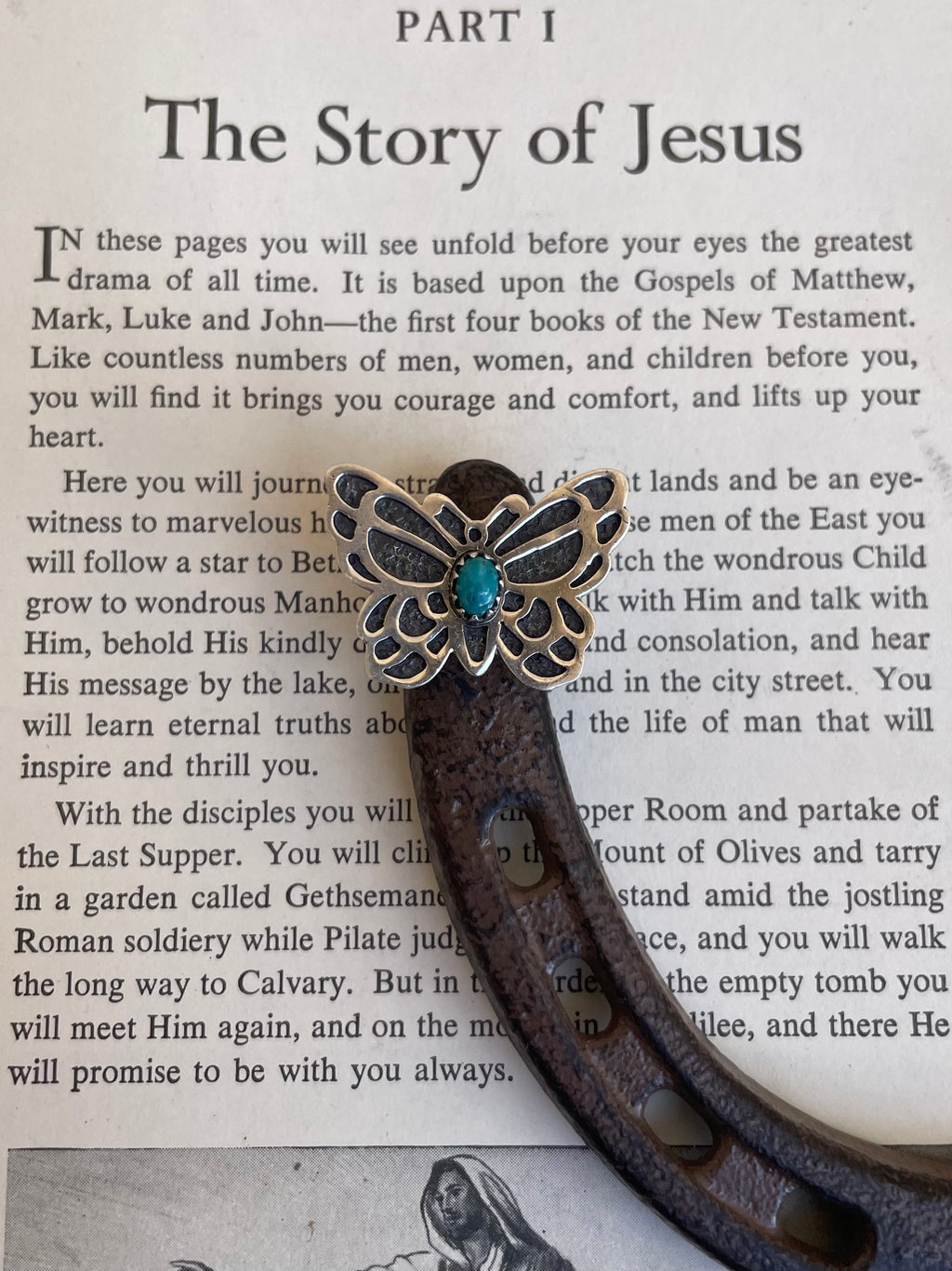 Turquoise Butterfly Ring | 925 Sterling Silver Size 5.75 G803