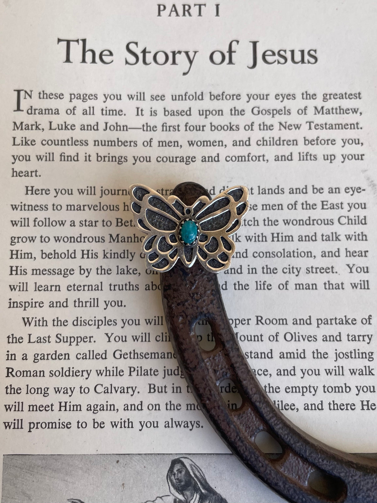 Turquoise Butterfly Ring | 925 Sterling Silver Size 5.75 G803
