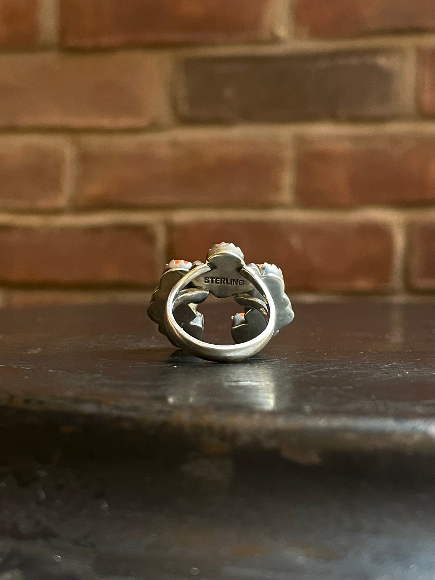 Spiny Oyster Naja Ring Size 6 | Sterling Silver E849