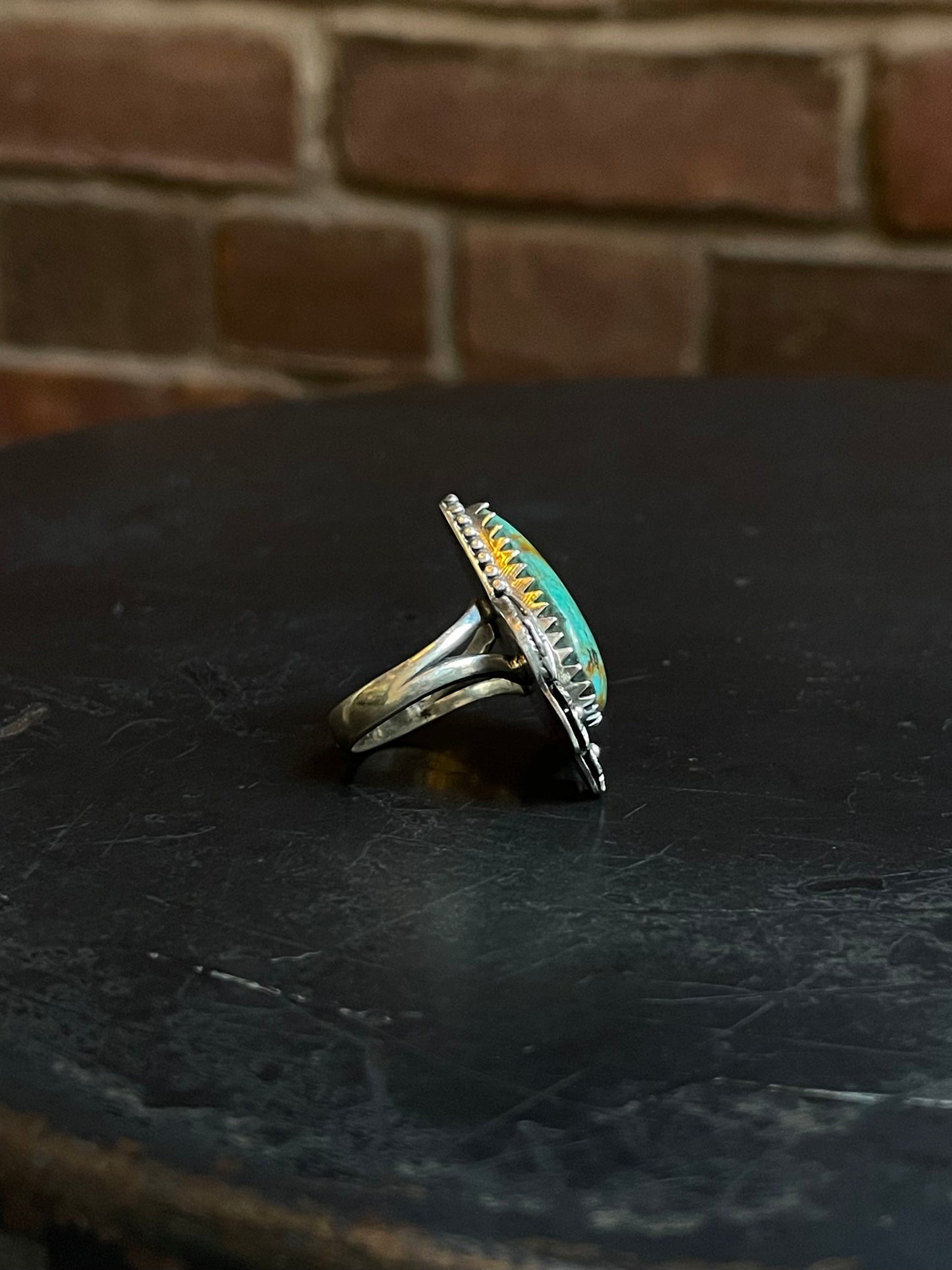 Turquoise Butterfly Ring | 925 Sterling Silver Size 6 E469