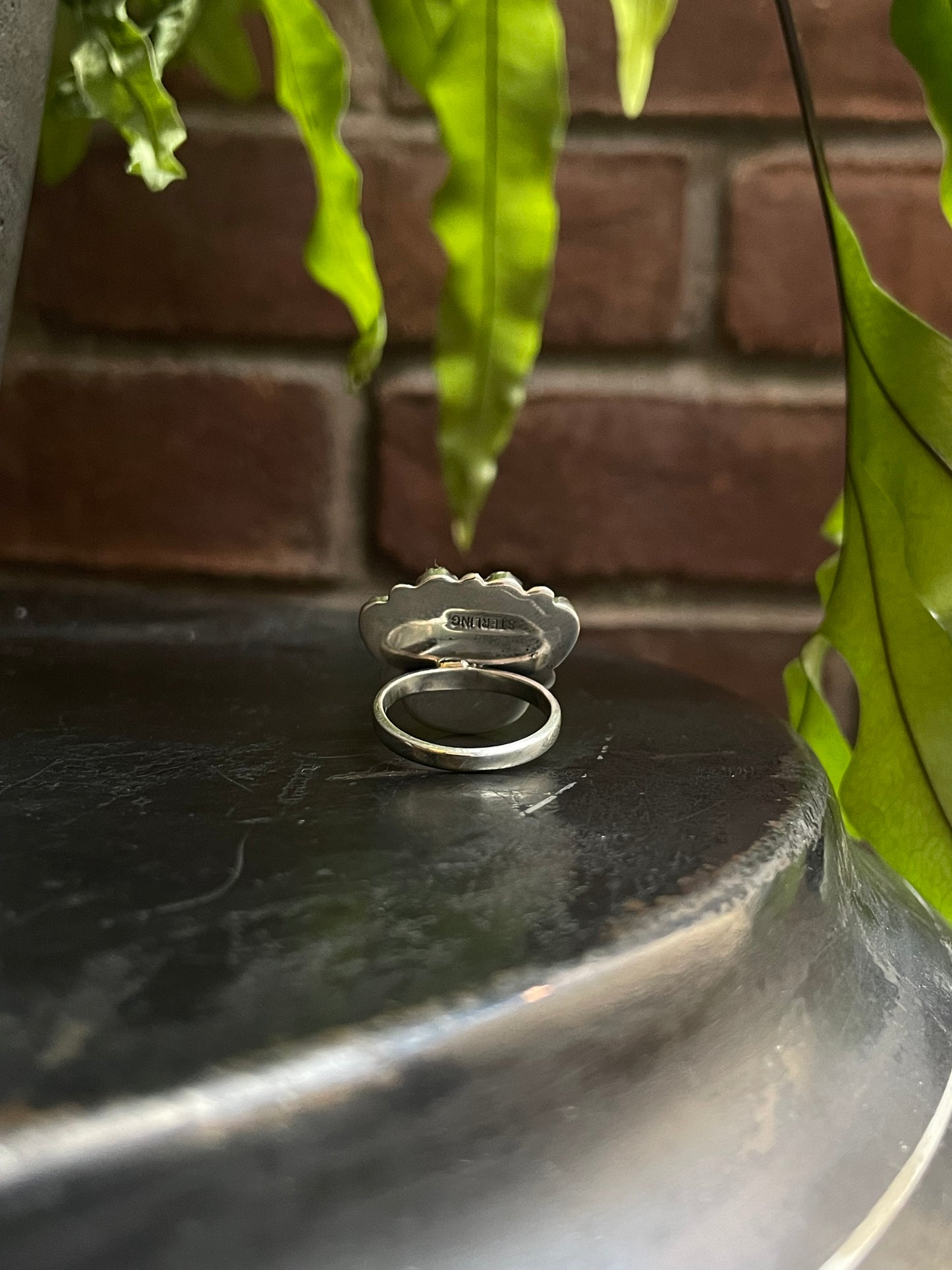 Pink Conch Ring | Sterling Silver 925 Size 7 C718