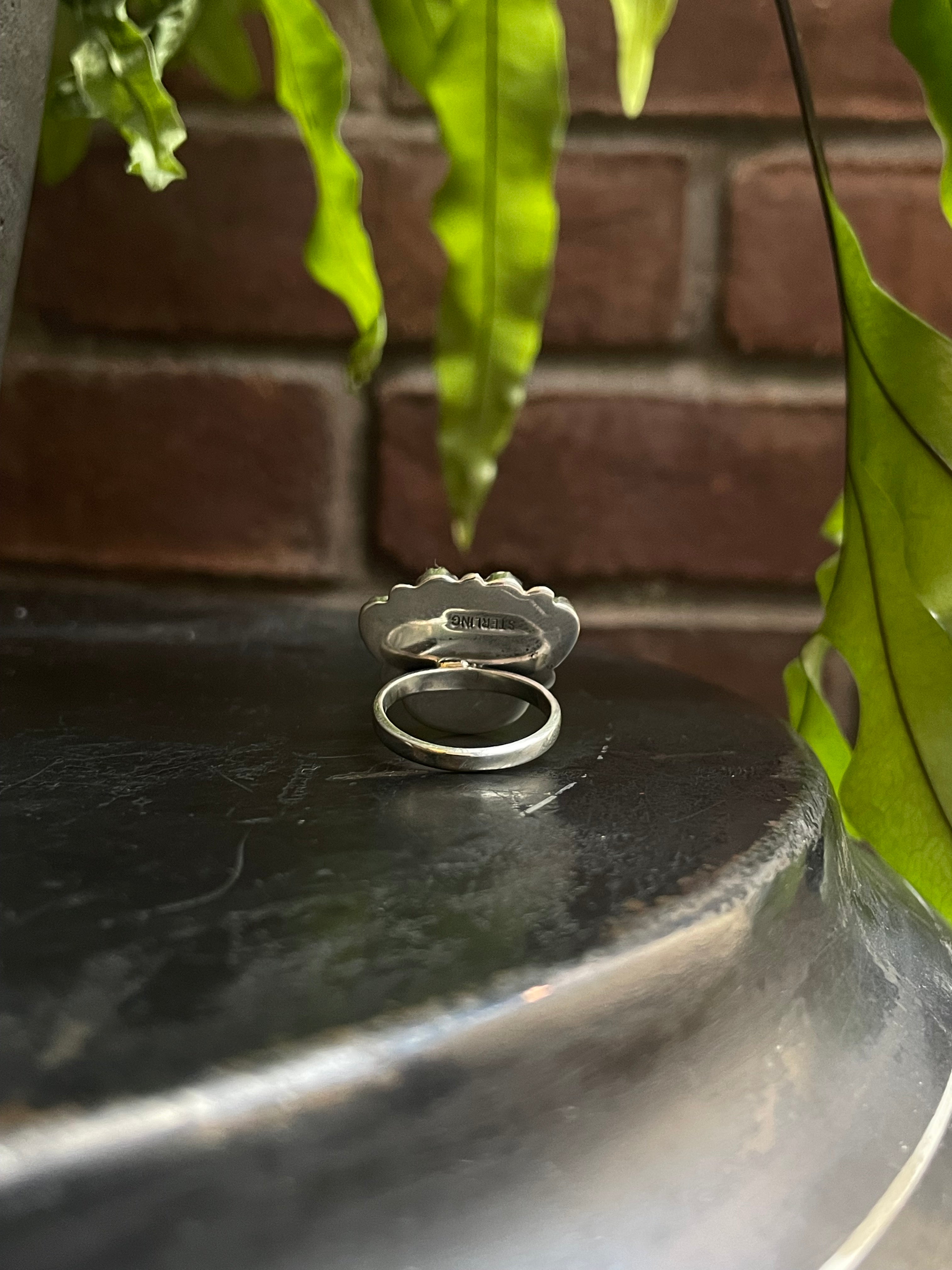 Pink Conch Ring | Sterling Silver 925 Size 7 C718
