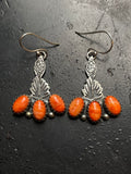 Spiny Oyster Hook Earrings | 925 Sterling Silver G243