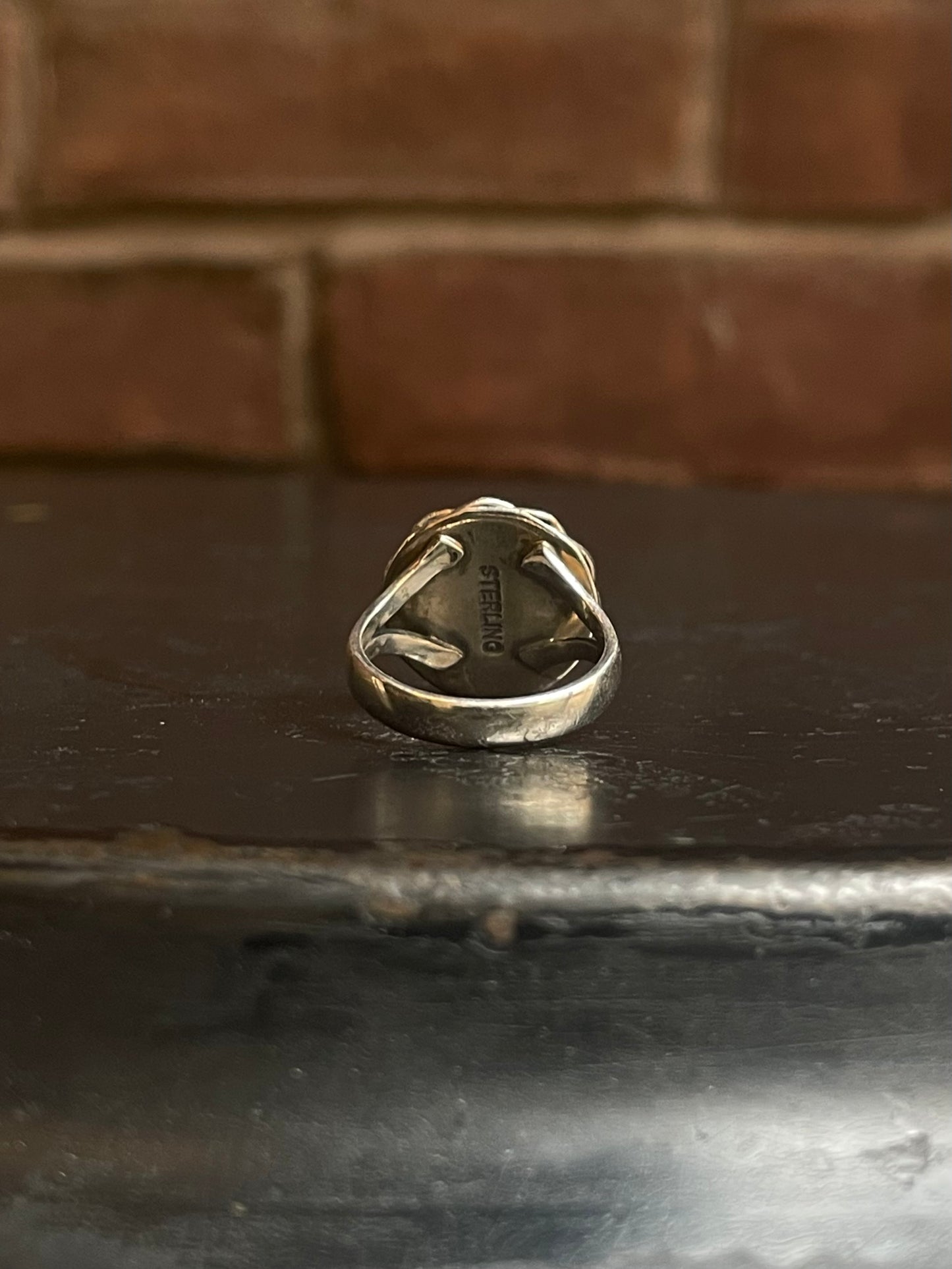 Pink Conch Ring Size 6 | 925 Sterling Silver G127