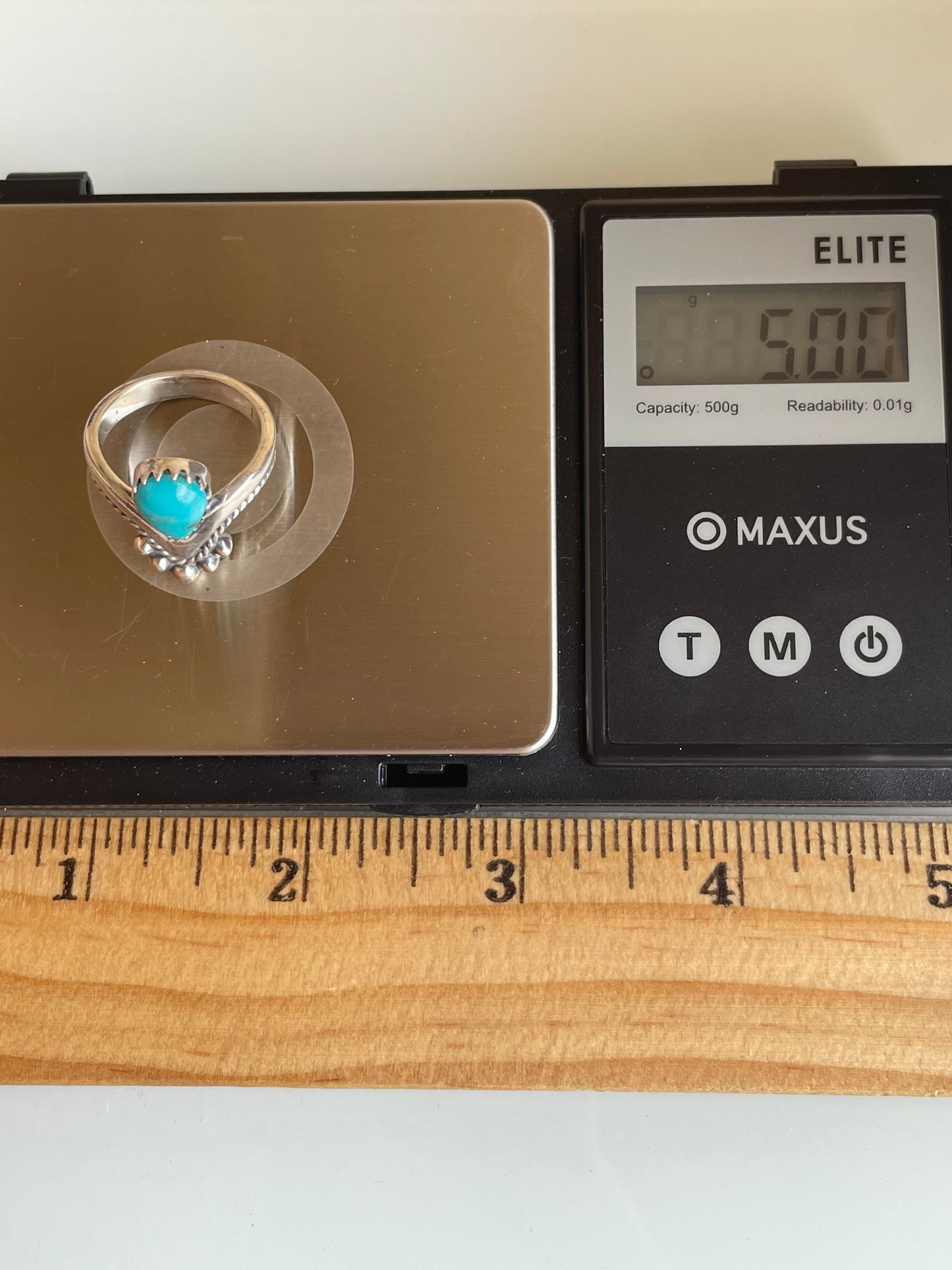 Kingman Turquoise Ring Size 6.75 | 925 Sterling Silver G518
