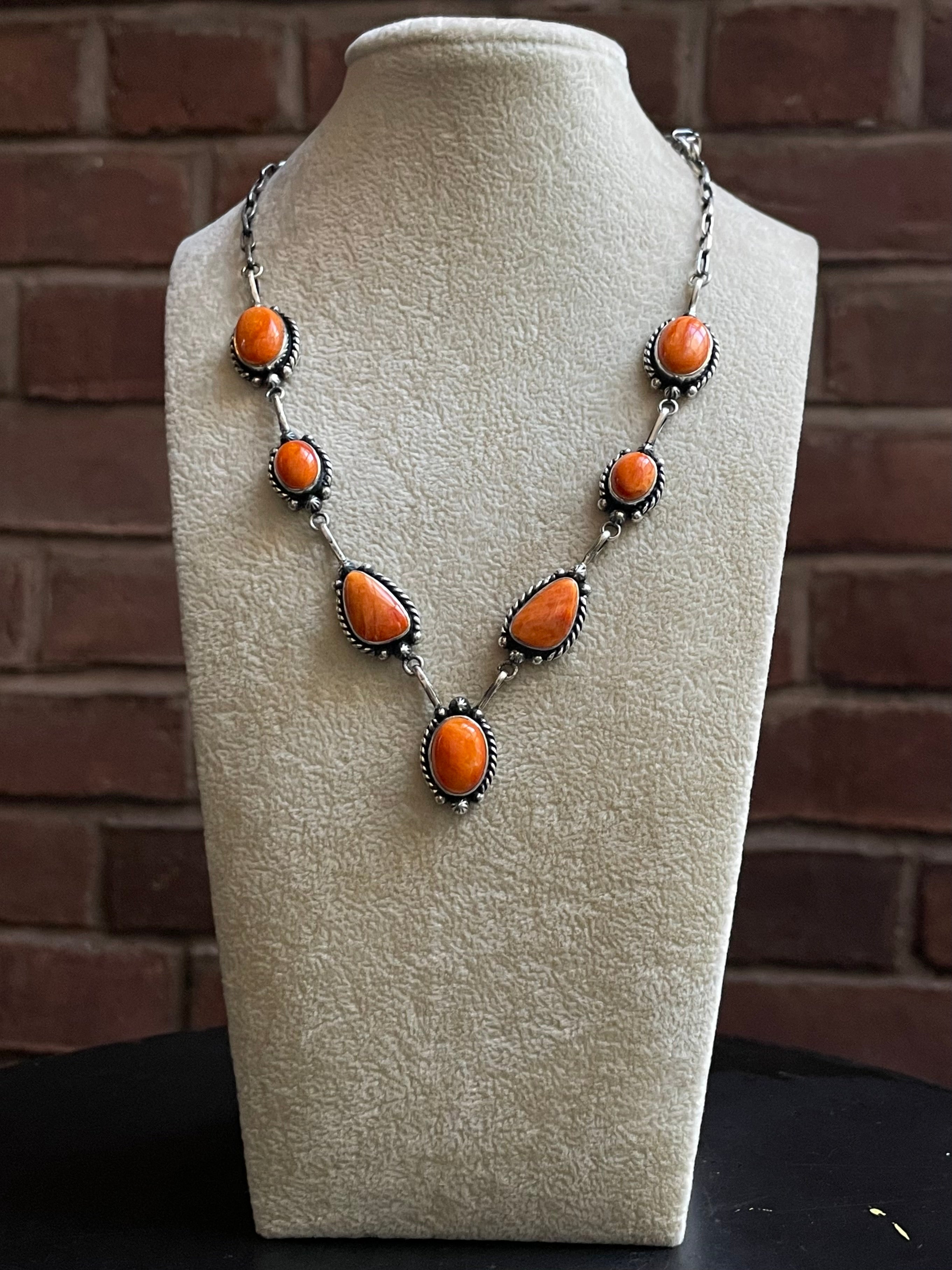 Spiny Oyster Necklace | Sterling Silver E835