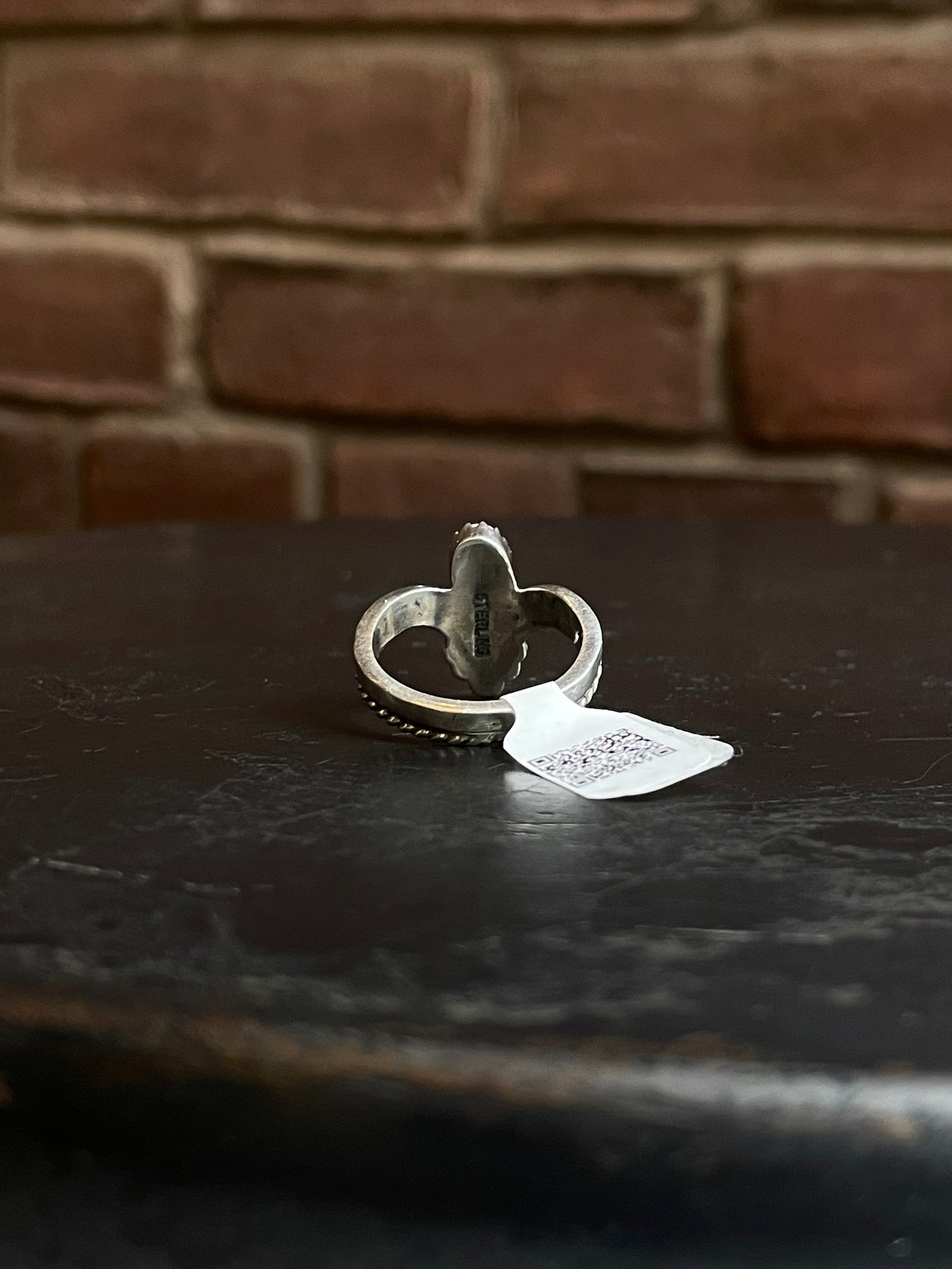 Pink Conch Tiara Ring | Sterling Silver | Size 8.25 | A730