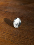 White Buffalo Ring | Sterling Silver 925 | Size 9 C805