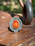 Spiny Oyster Rope Design Ring Size 6 | Sterling Silver 925 B373