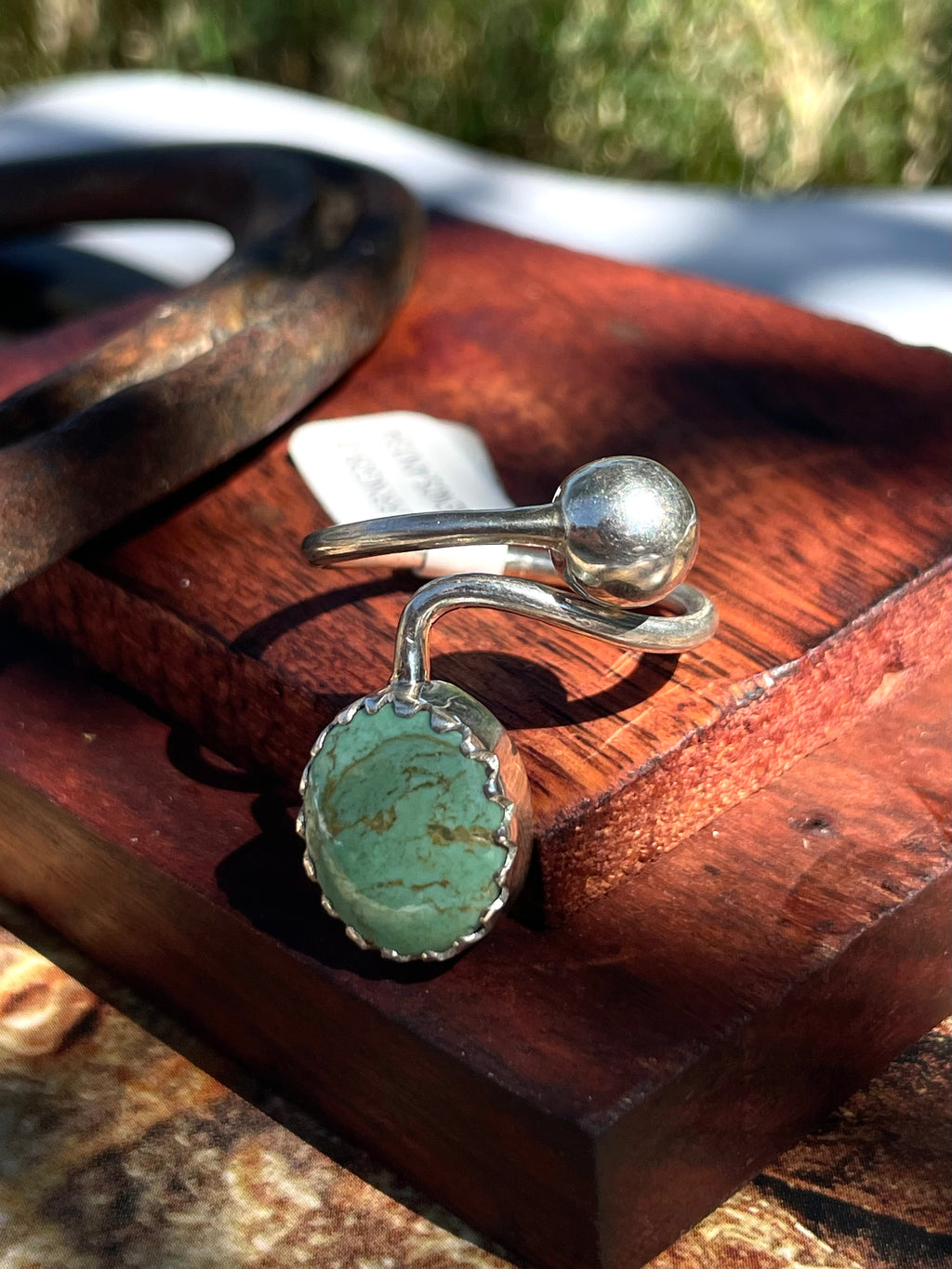 Turquoise Ring | 925 Sterling Silver | Size 8 D355