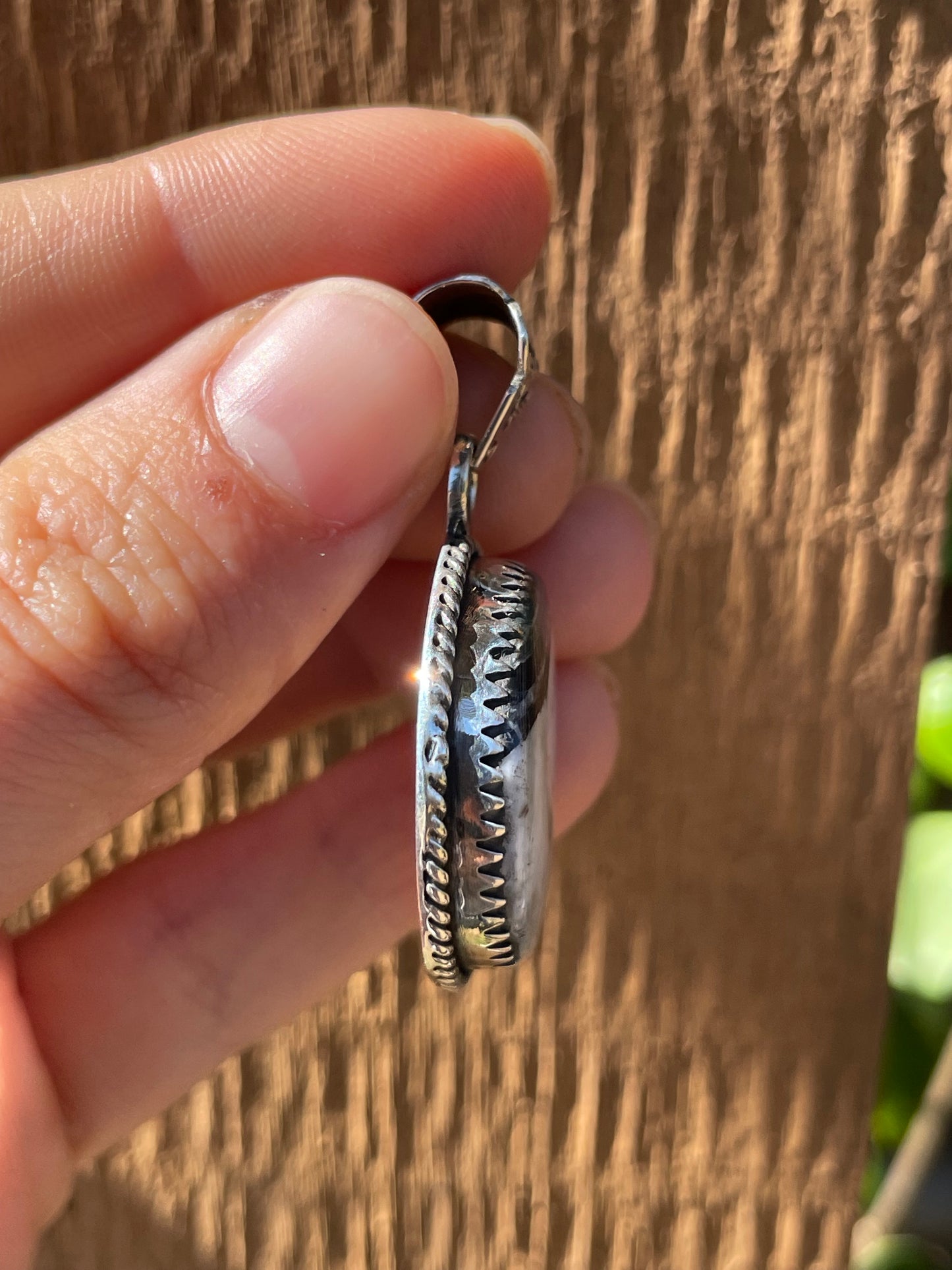 White Buffalo Pendant | 925 Sterling Silver B911