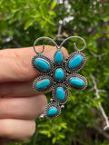 Kingman Turquoise Dragonfly Pendant | 925 Sterling Silver B628