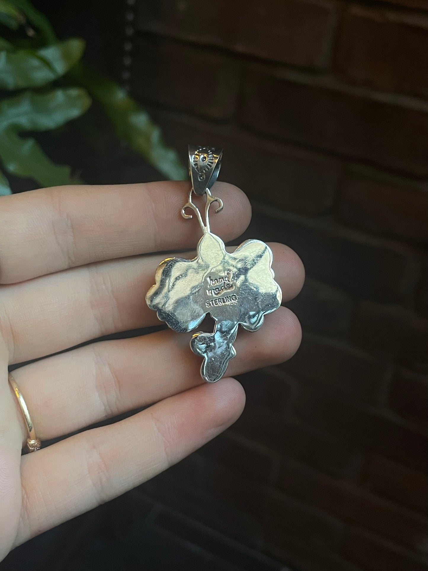 Spiny Oyster Dragonfly Pendant | 925 Sterling Silver C915